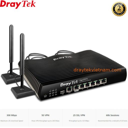 draytek router vigor2927l 3