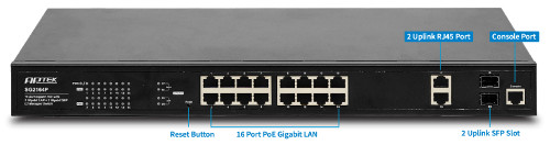 Switch PoE APTek SG2164P 16 Port Gigabit Managed