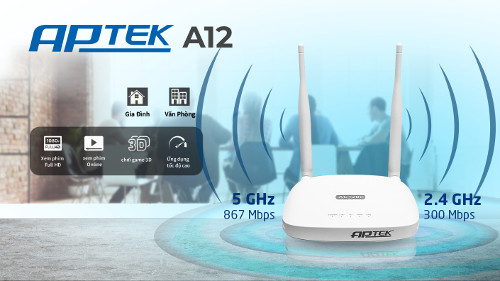 Router Wifi APTek A12 AC1200