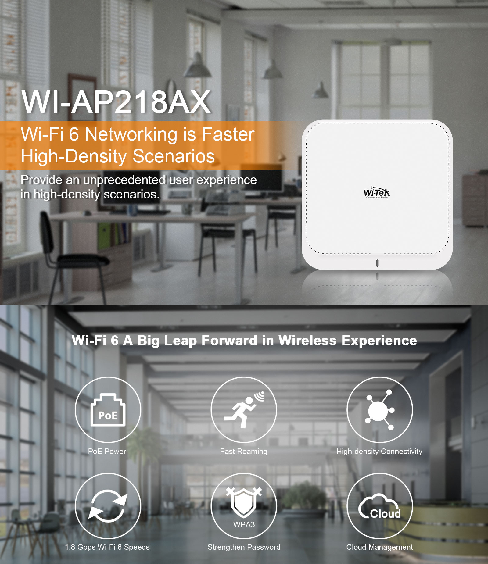 Access Point Wi-Tek WI-AP218AX